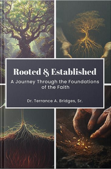 Rooted & Established book cover by Dr. Terrance A. Bridges, Sr.