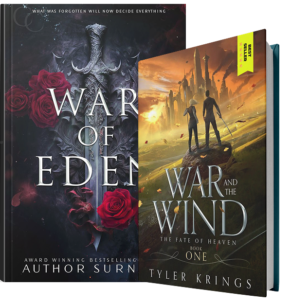 War of Eden and War and the Wind book covers